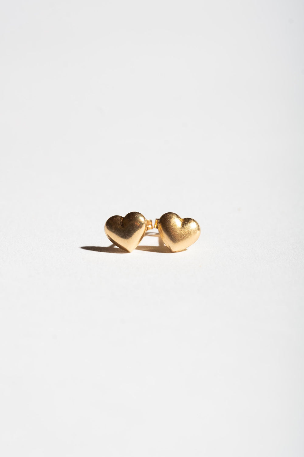 14K Heart Studs