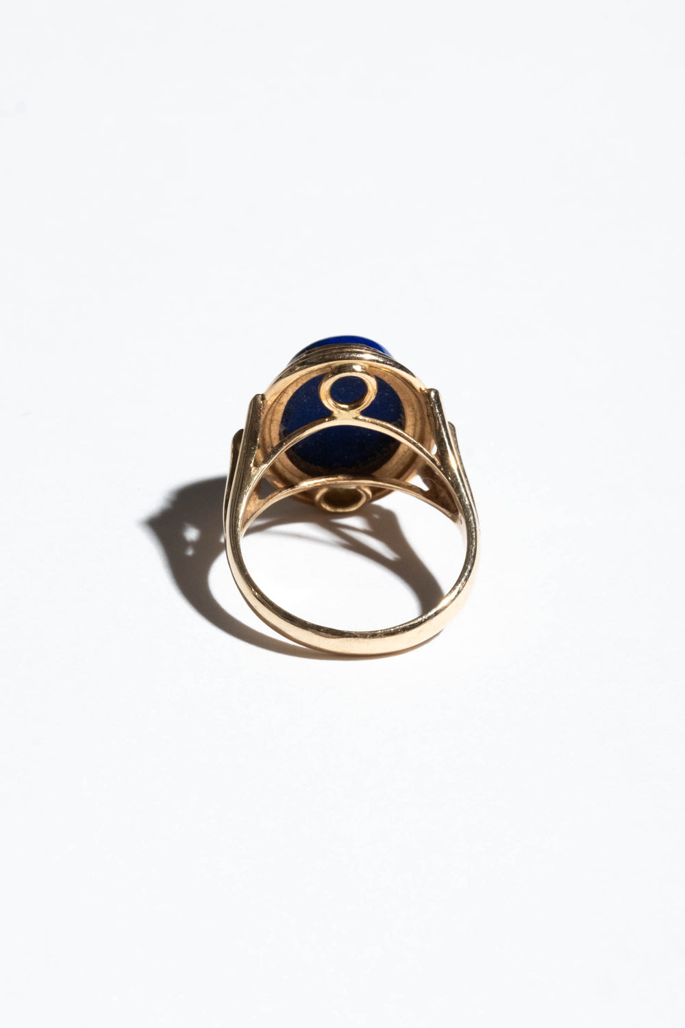 14K Lapis Cabochon Ring