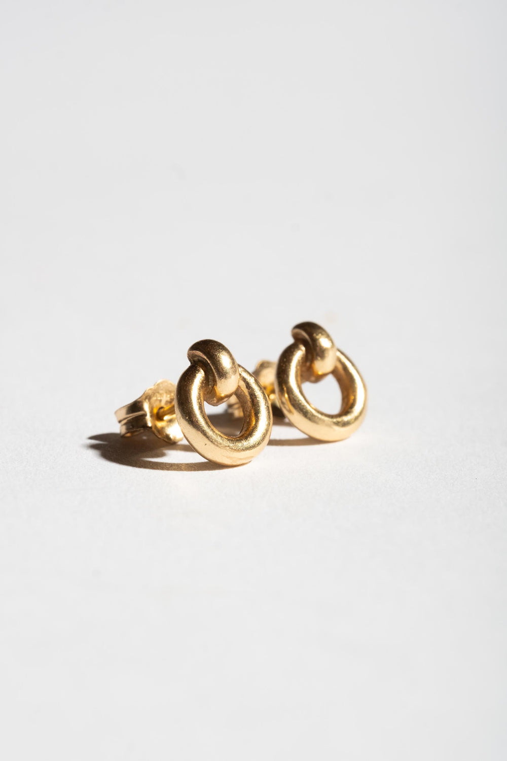 14K O Ring Studs