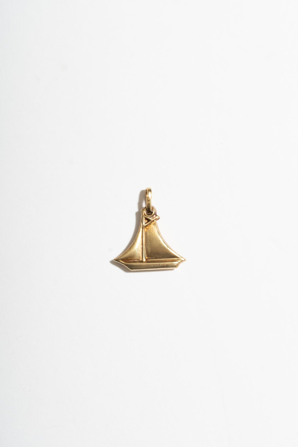14K Sailboat Charm