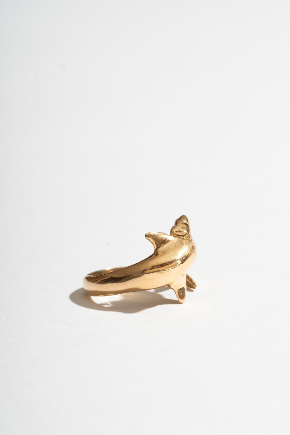 14K Shark Ring