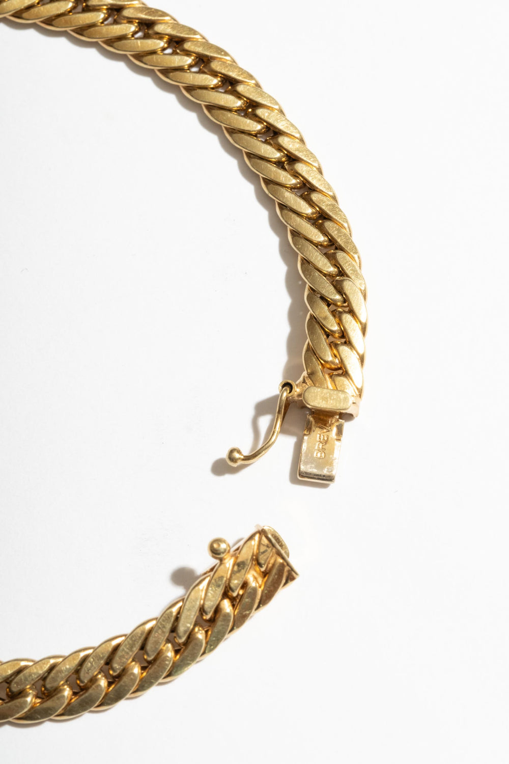 14K Tight Curb Chain Bracelet