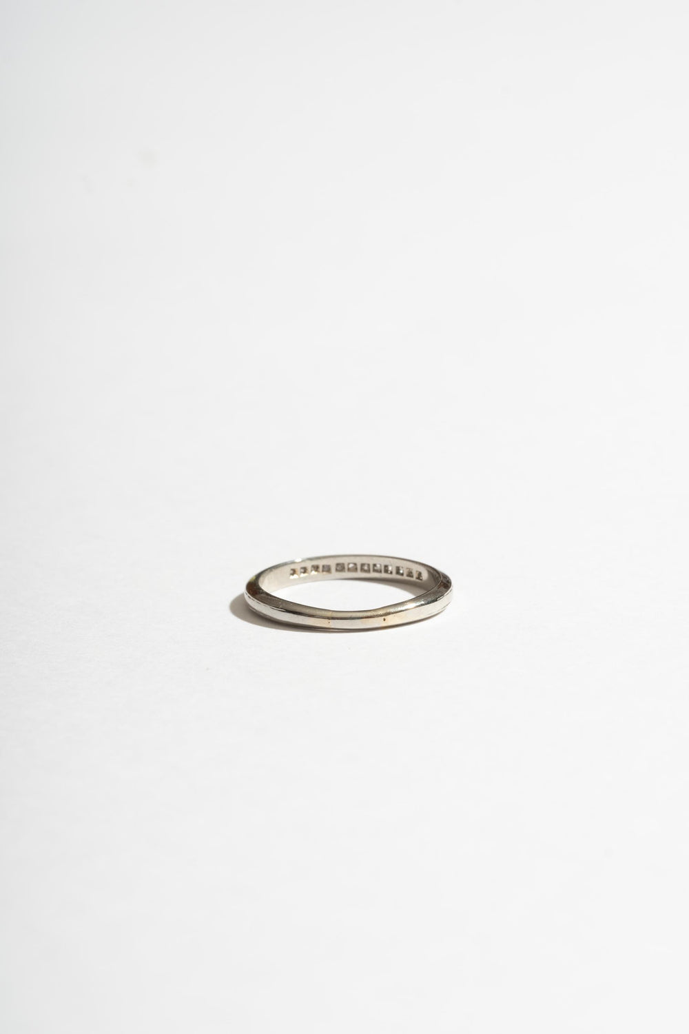 Platinum Deco Diamond Band