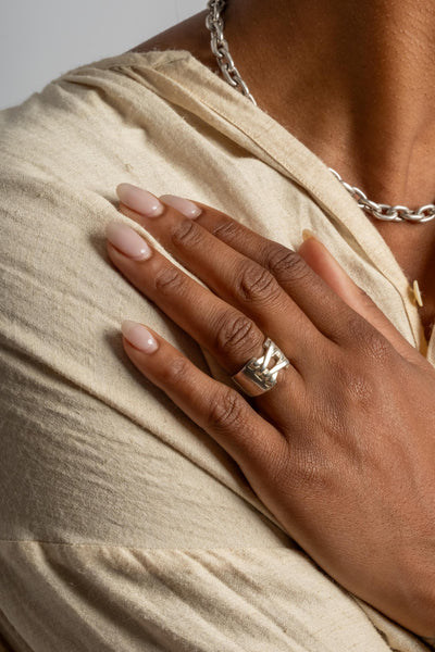 Sterling Corset Ring