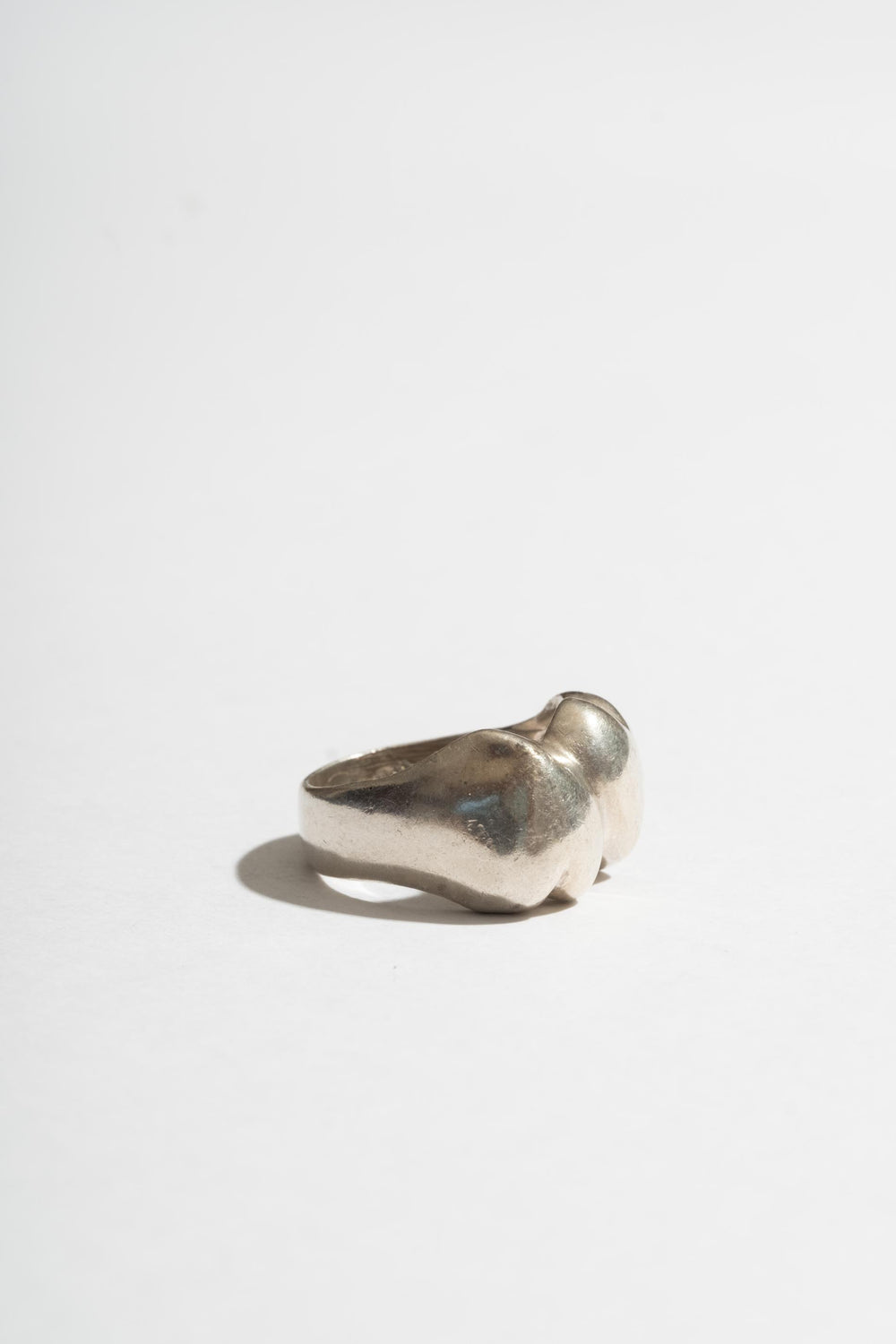 Sterling Double Heart Ring