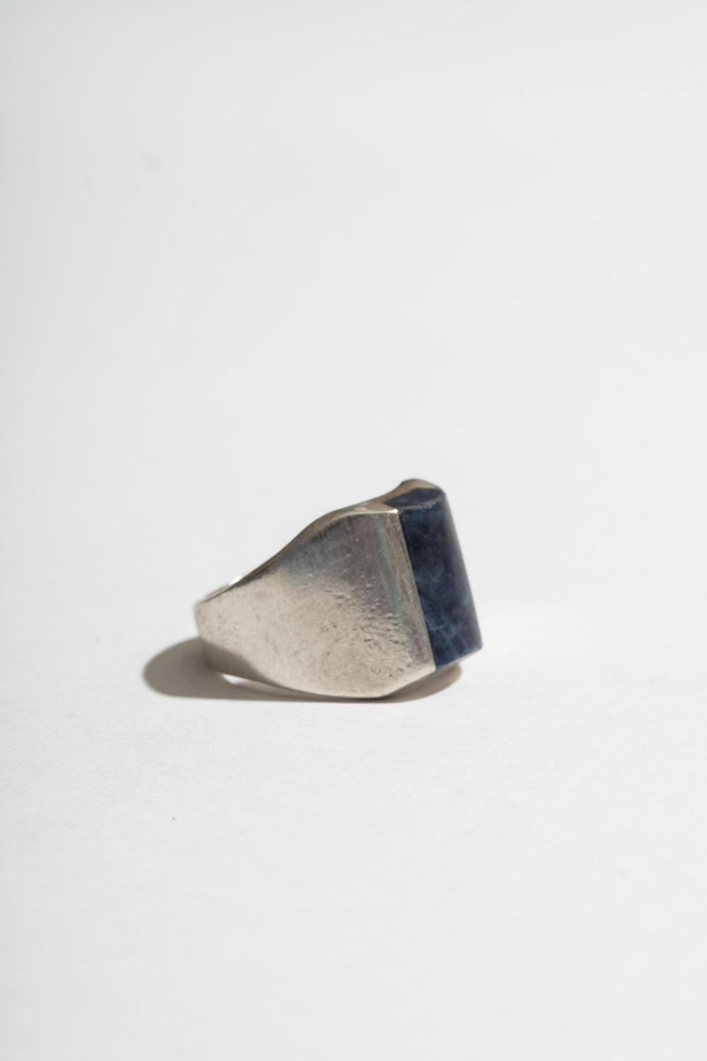 Sterling Lapis North South Ring