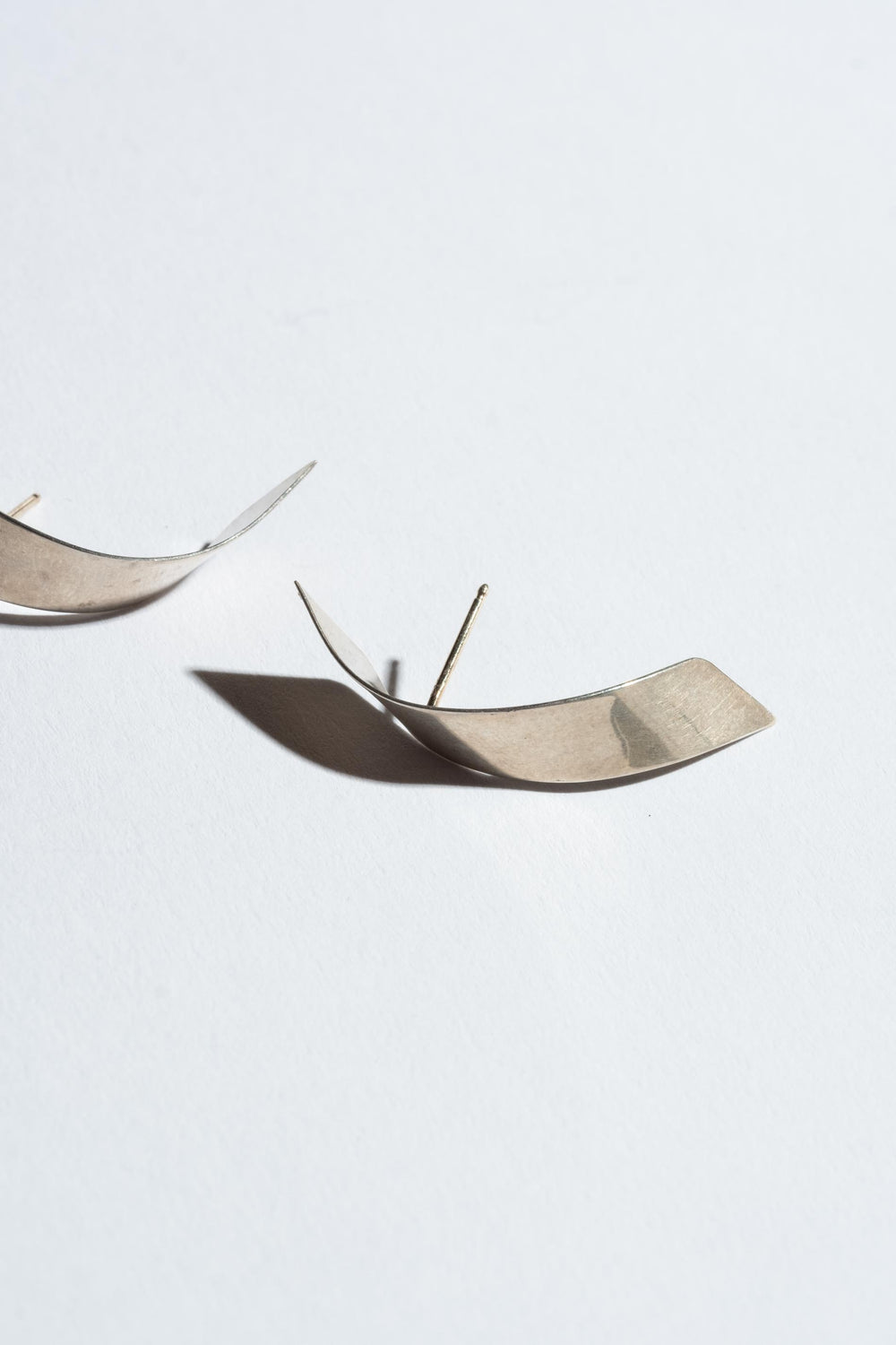 Sterling Ribbon Studs