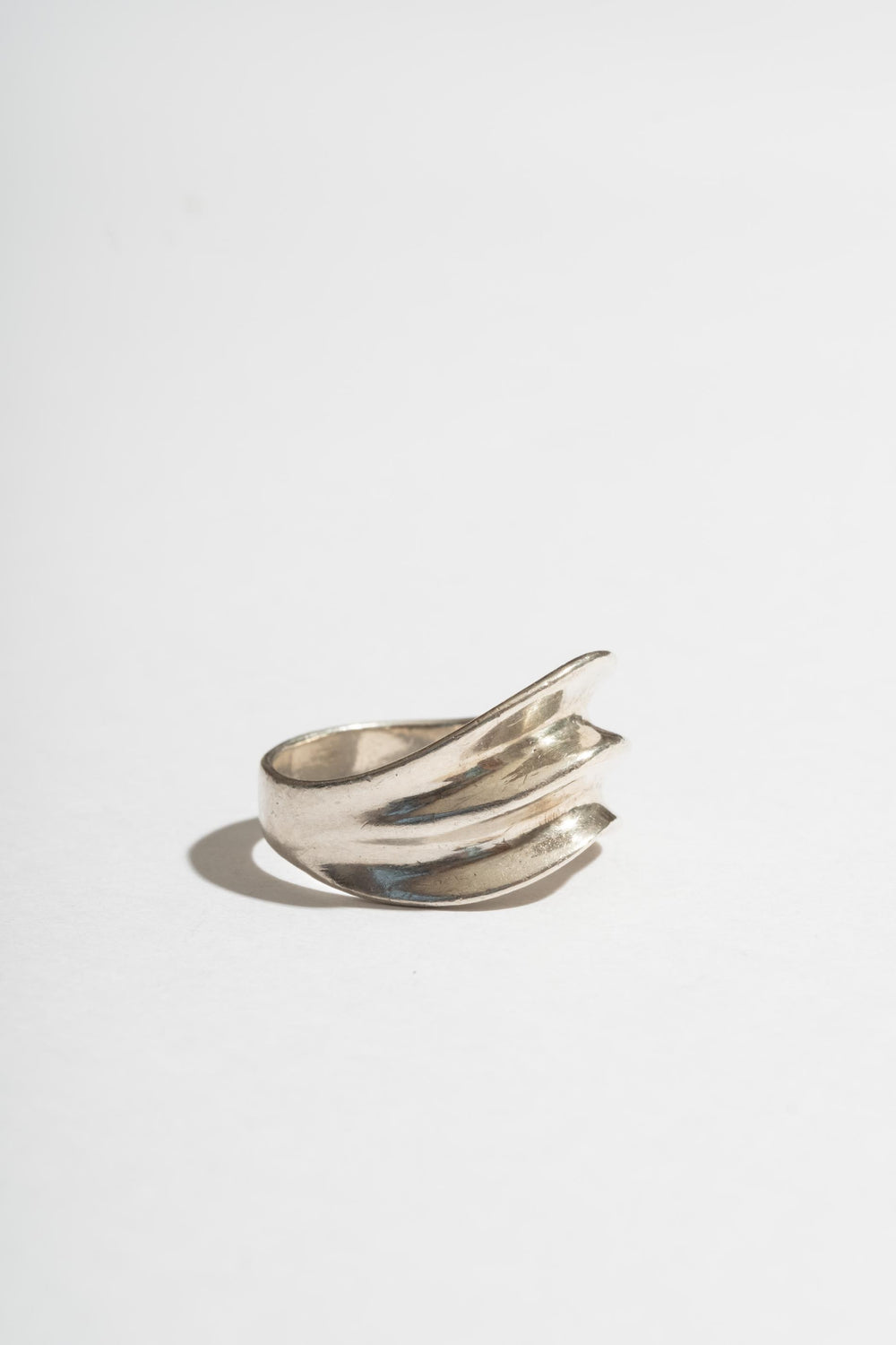 Sterling Triple Ridge Ring
