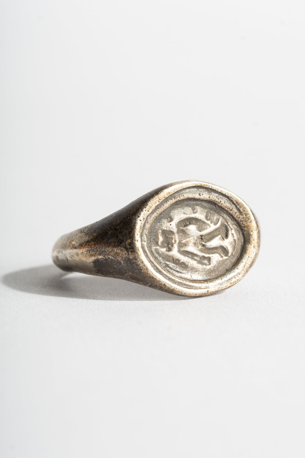 Sterling Afghan Figure Signet Ring