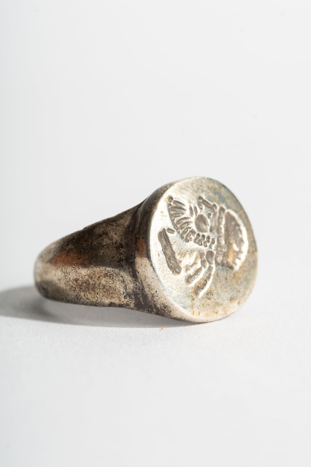 Sterling Afghan Soldier Signet Ring
