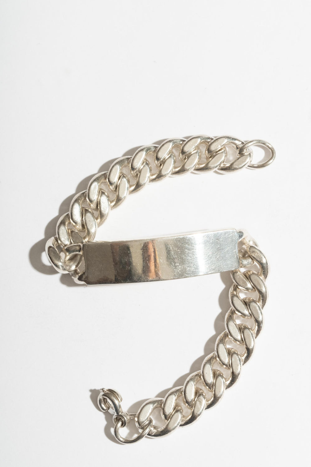 Sterling Heavy ID Bracelet
