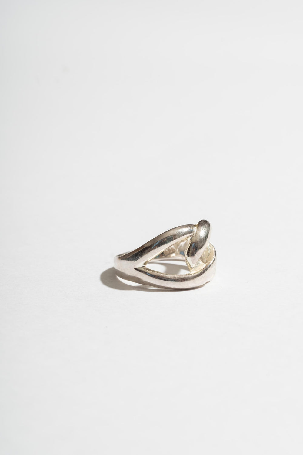 Sterling Interlocking Loop Ring