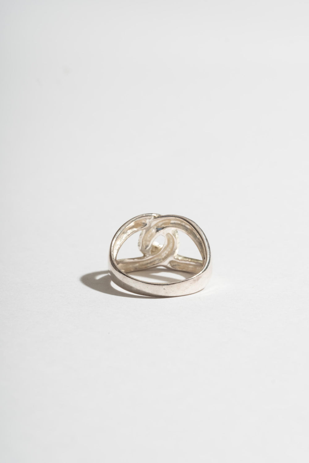 Sterling Interlocking Loop Ring