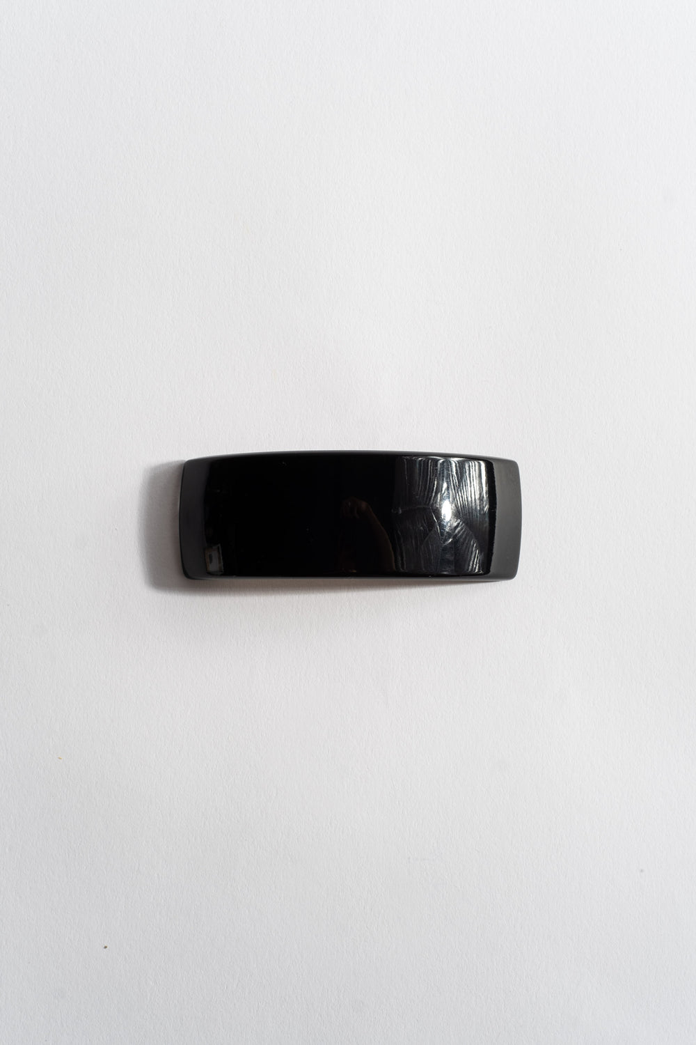 Rectangular Volume Barrette in Black
