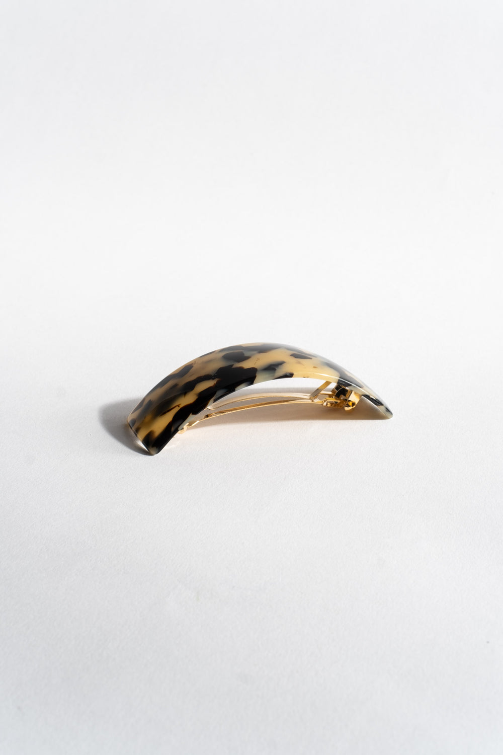 Rectangle Volume Barrette in Ivory Tokyo