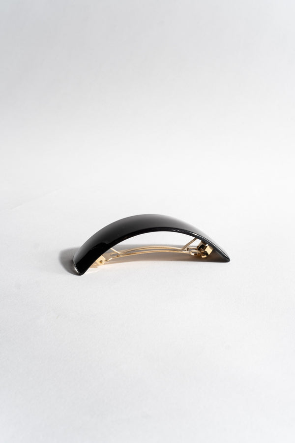 Rectangular Volume Barrette in Black