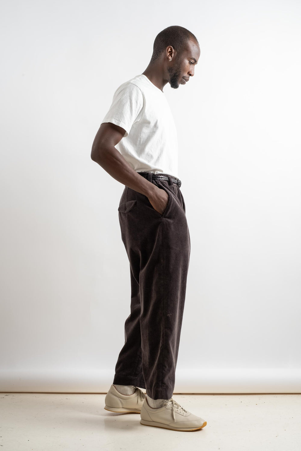 Two Pleat Pant In Corduroy