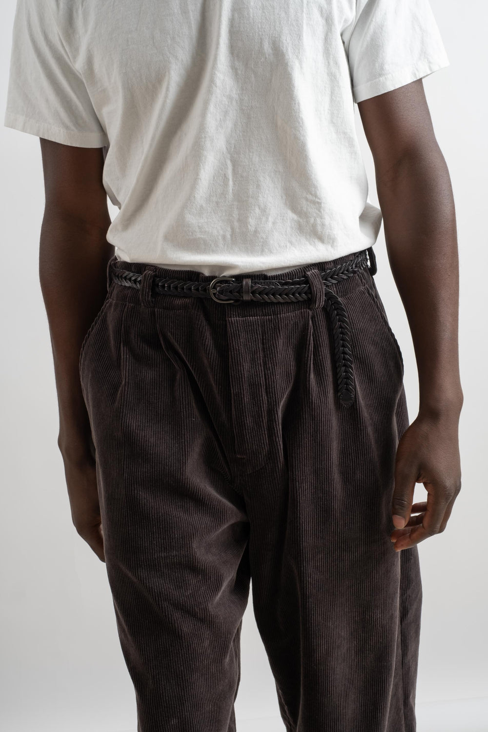 Two Pleat Pant In Corduroy