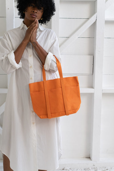 Small Shopping Bag - Orange