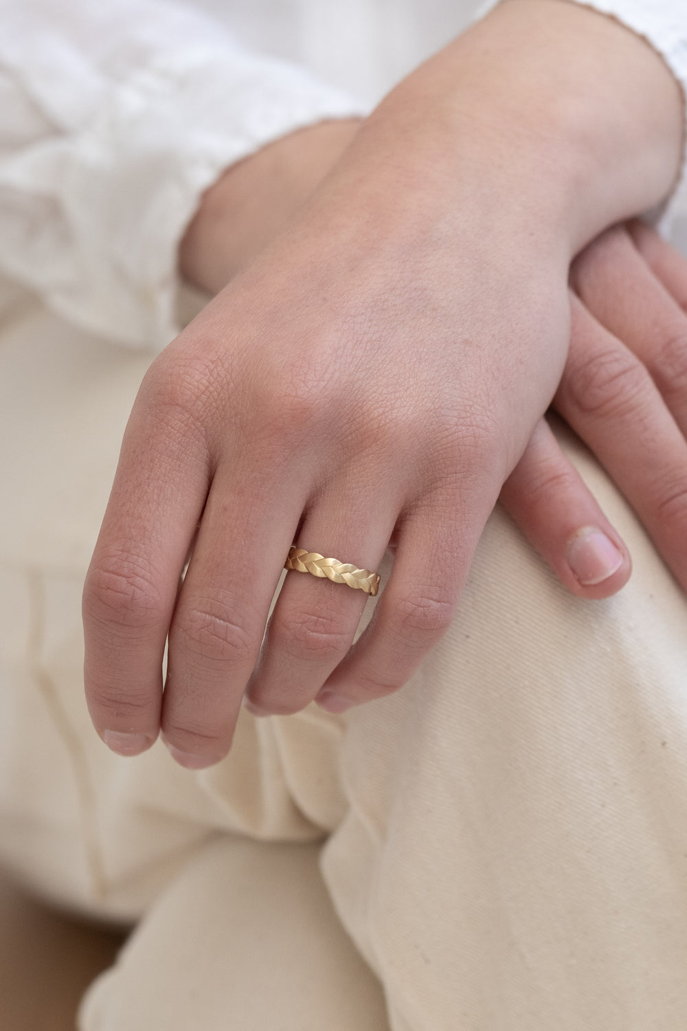 18K Classic Plait Ring