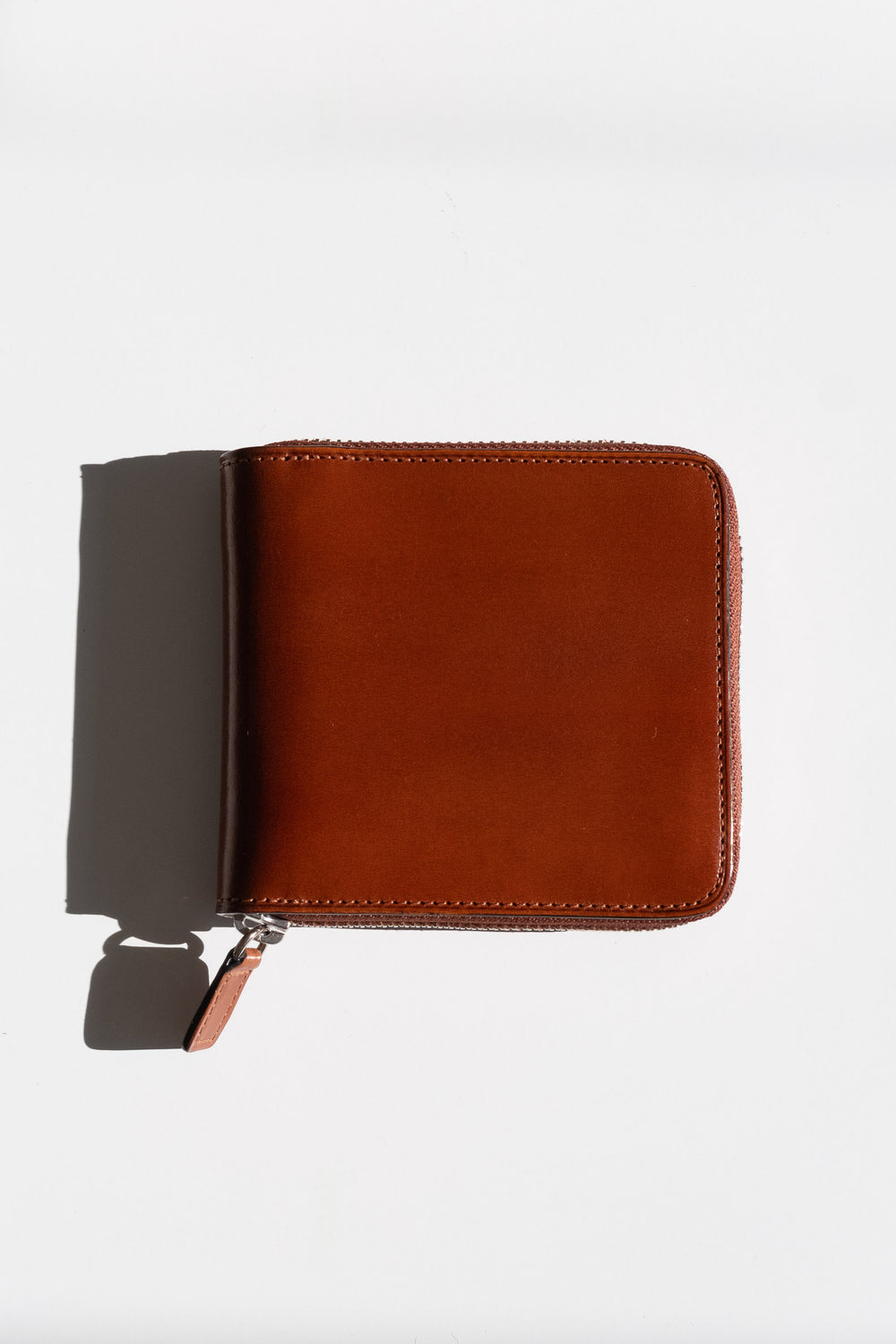 Square Zip Wallet in Cappuccino