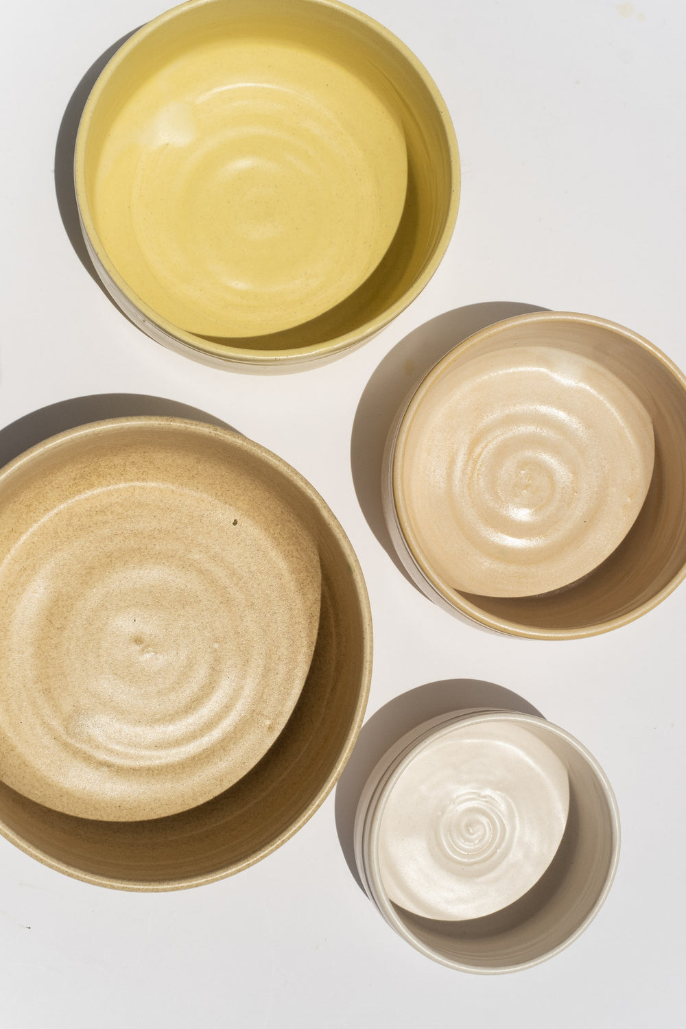 4-Bowl Set in Natural
