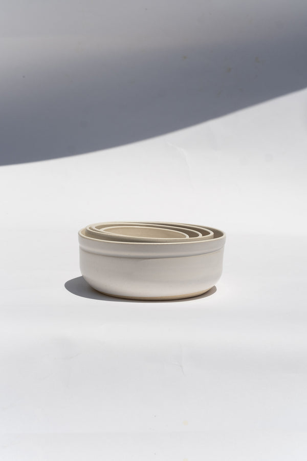 4-Bowl Set in White