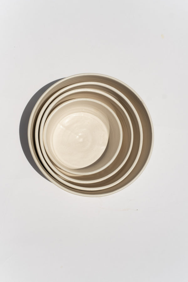 4-Bowl Set in White