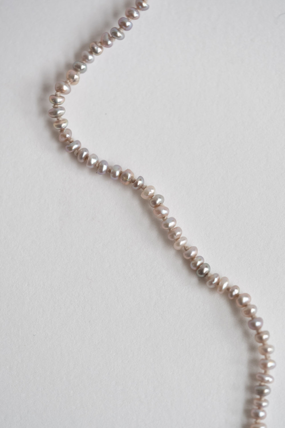 Small Grey Seed Pearl Strand