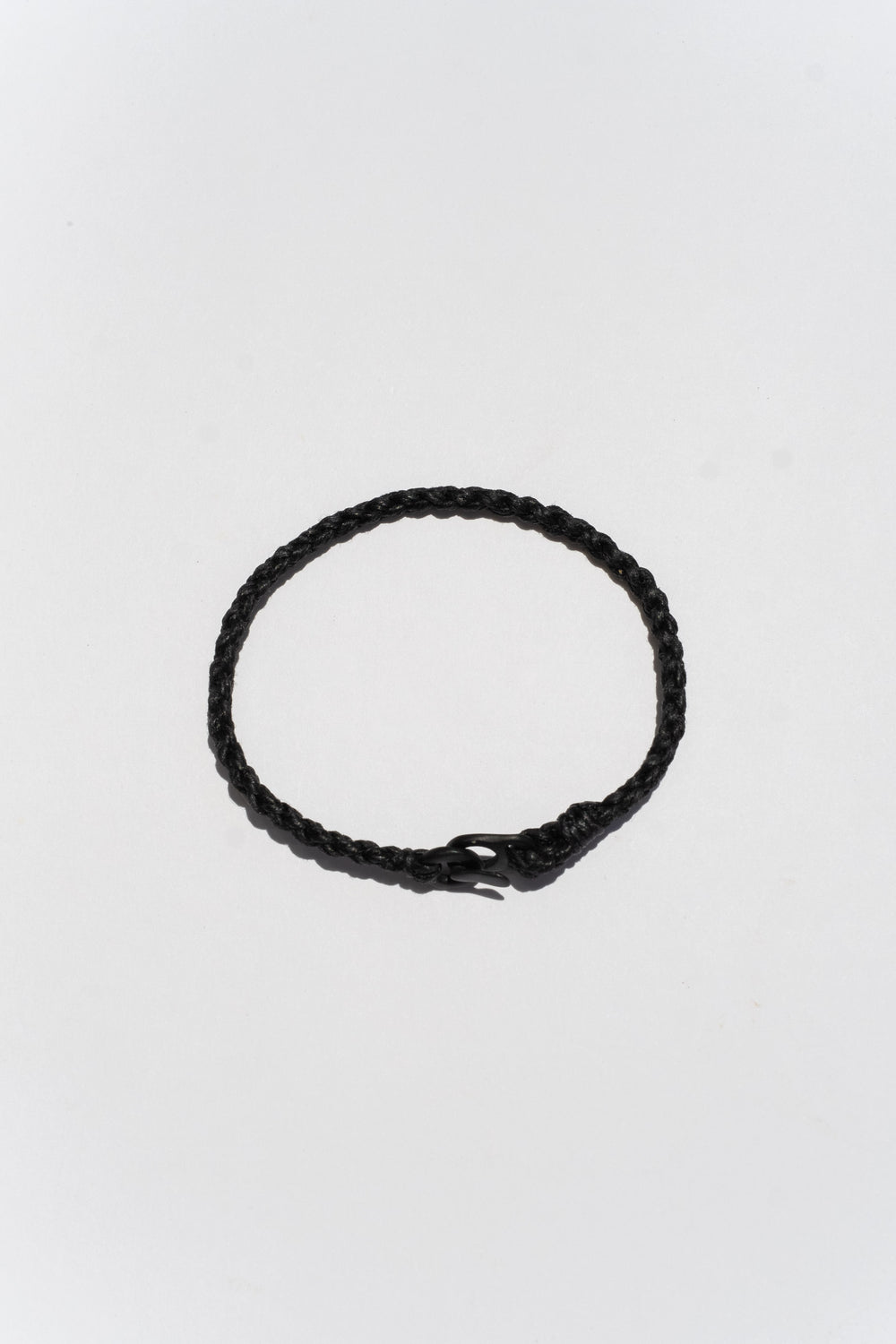Single Wrap Bracelet in Matte Black