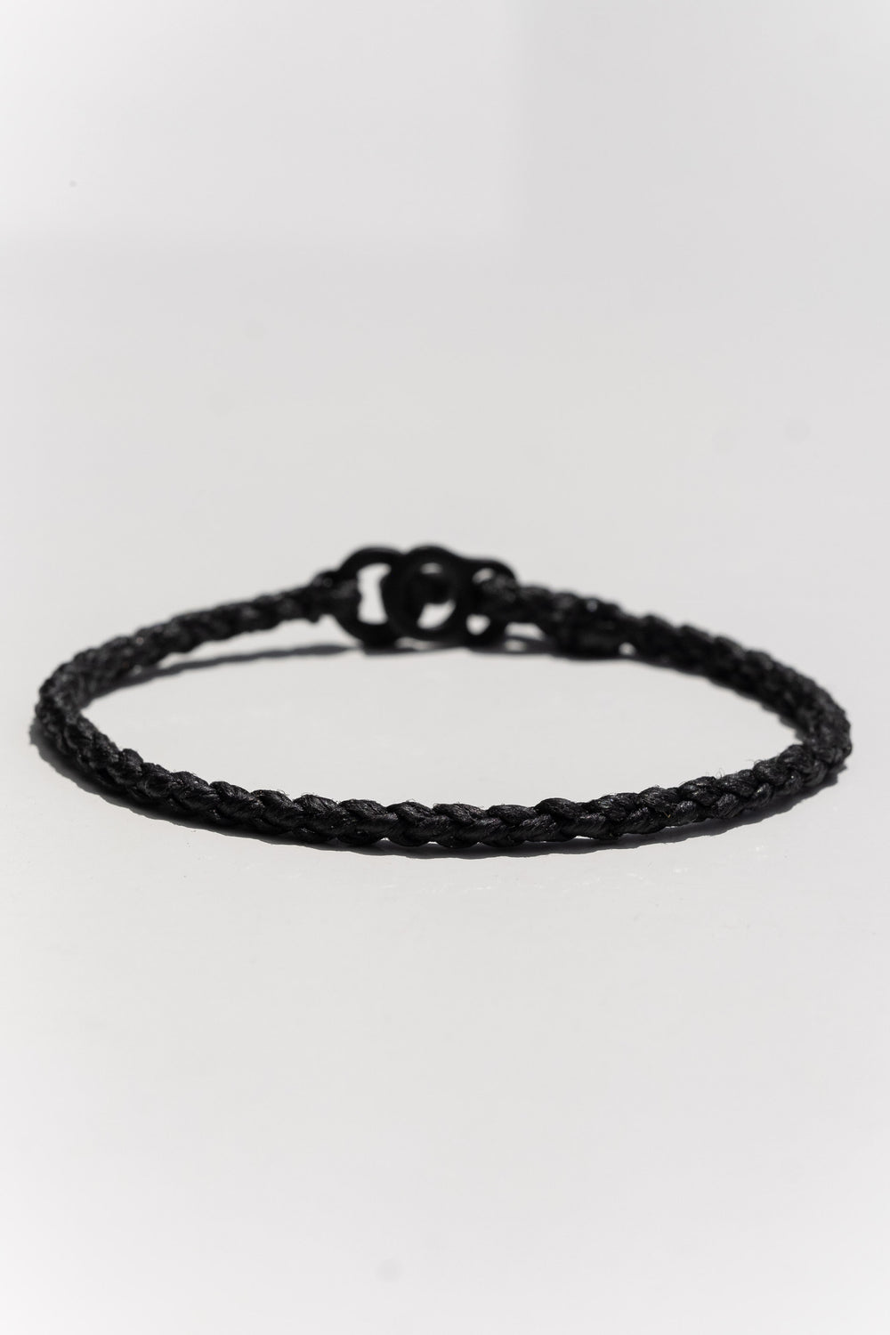 Single Wrap Bracelet in Matte Black