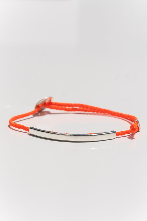 ID Signature Bracelet in Neon Red