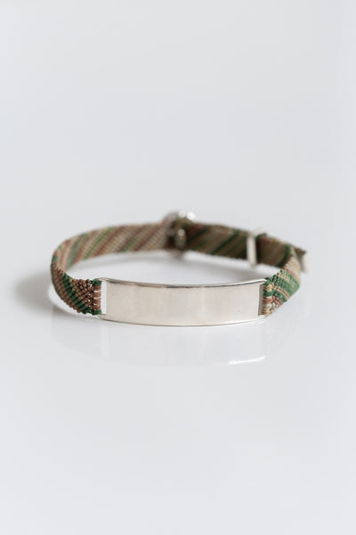 Slim ID Belt Bracelet In Vintage Flyline