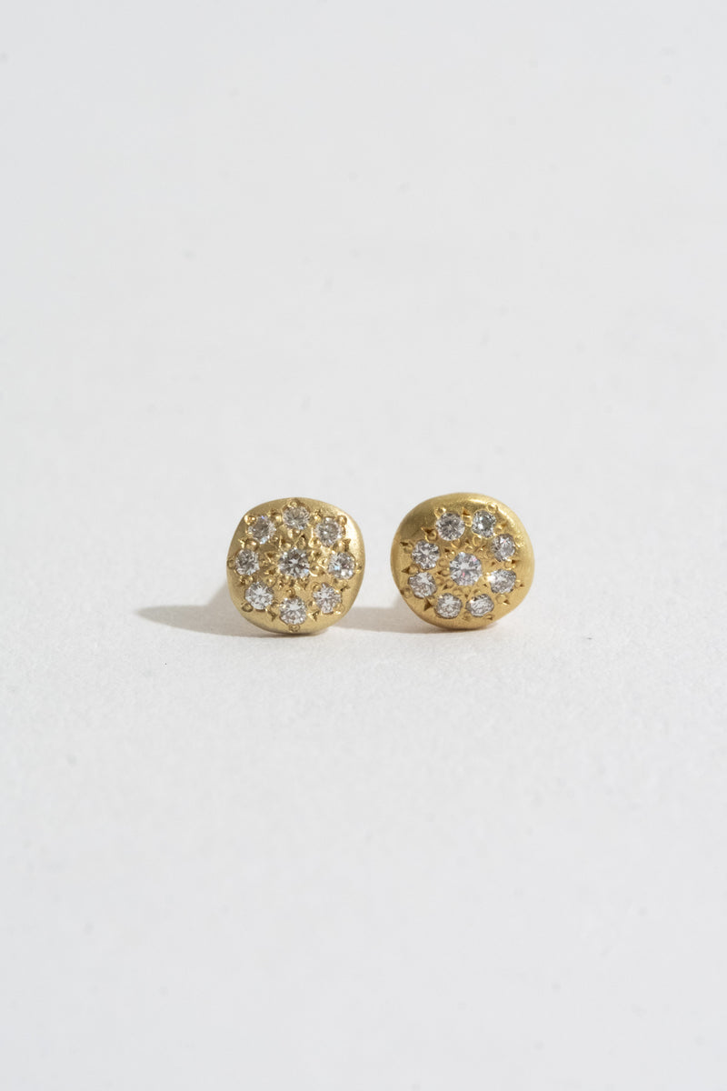 ALL DIAMOND CHARM STUDS