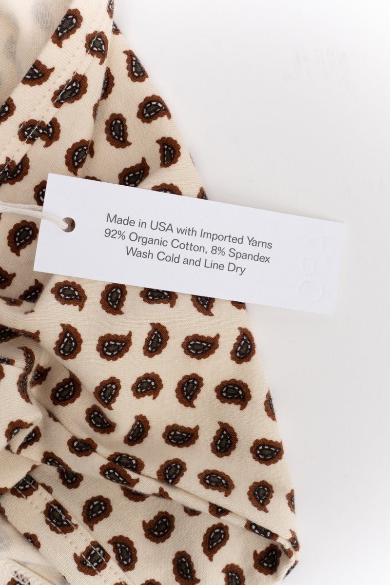 HIGH-RISE UNDIES IN PAISLEY