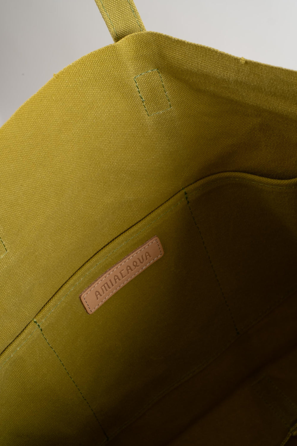 Medium Light Ounce Canvas Tote in Lime