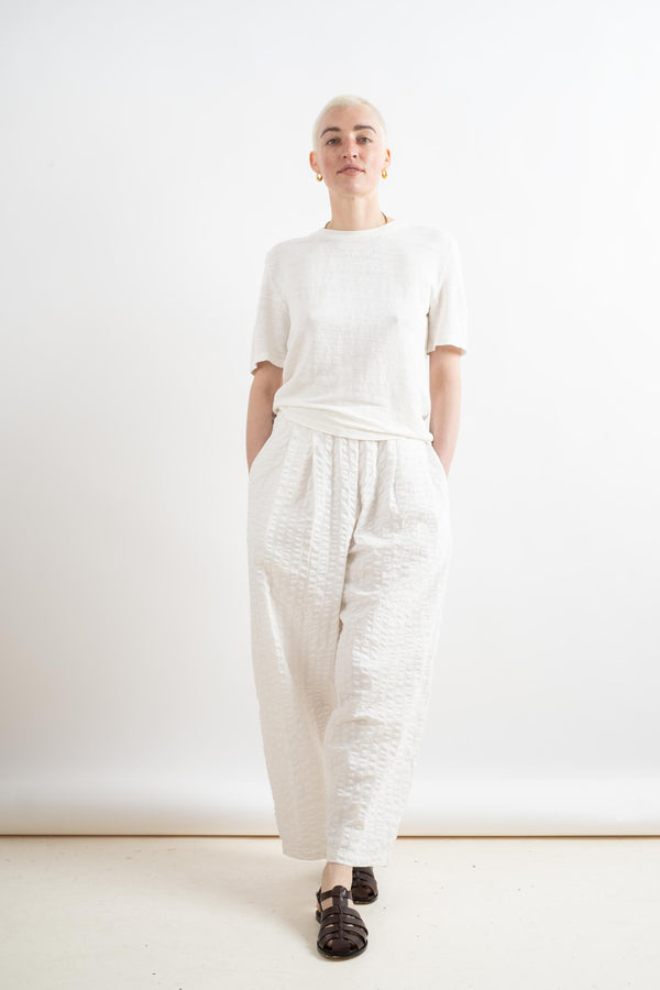 Wide Pants in White