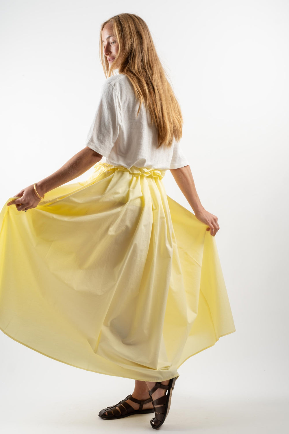 Parachute Skirt in Lemon