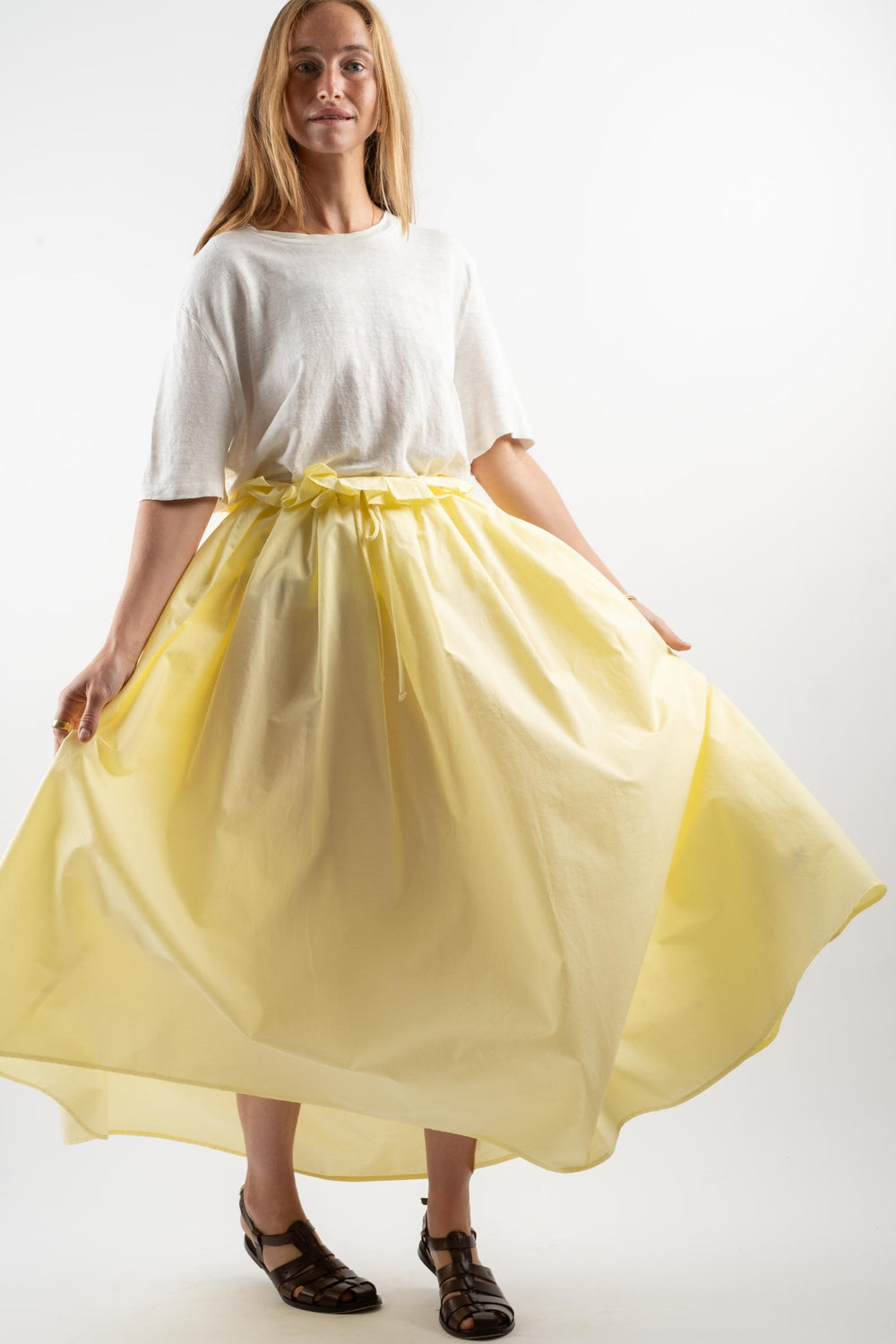 Parachute Skirt in Lemon