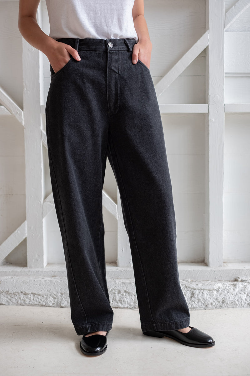 Pants & Jumpsuits, High Waist Pants With Buttons And Zip On Side