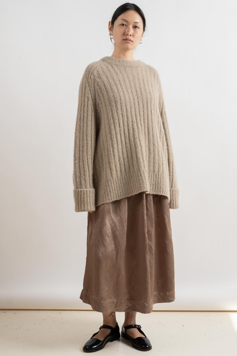 LIVIA SKIRT IN TAUPE