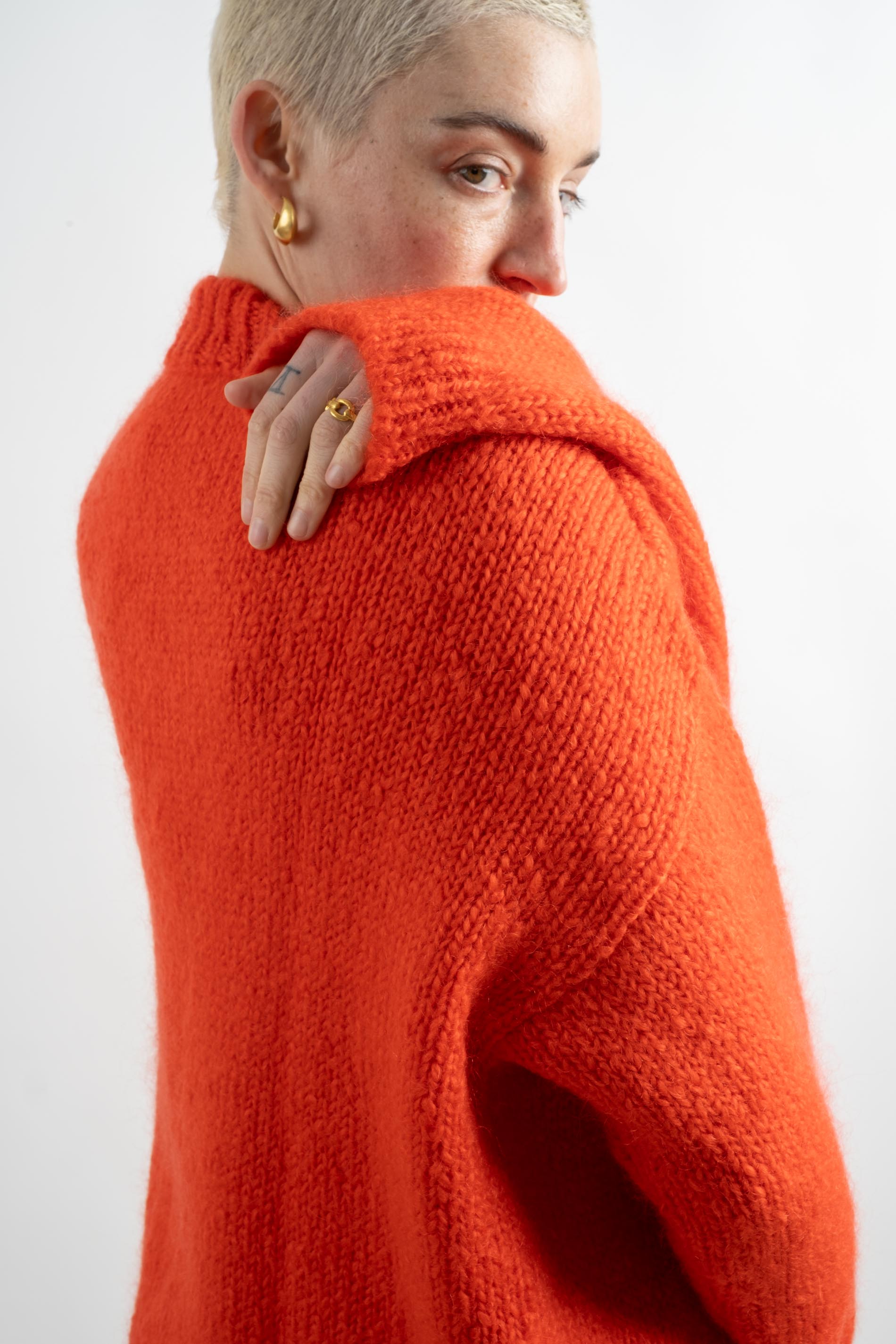 Cordera | MOHAIR SWEATER IN TANGERINE – RELIQUARY