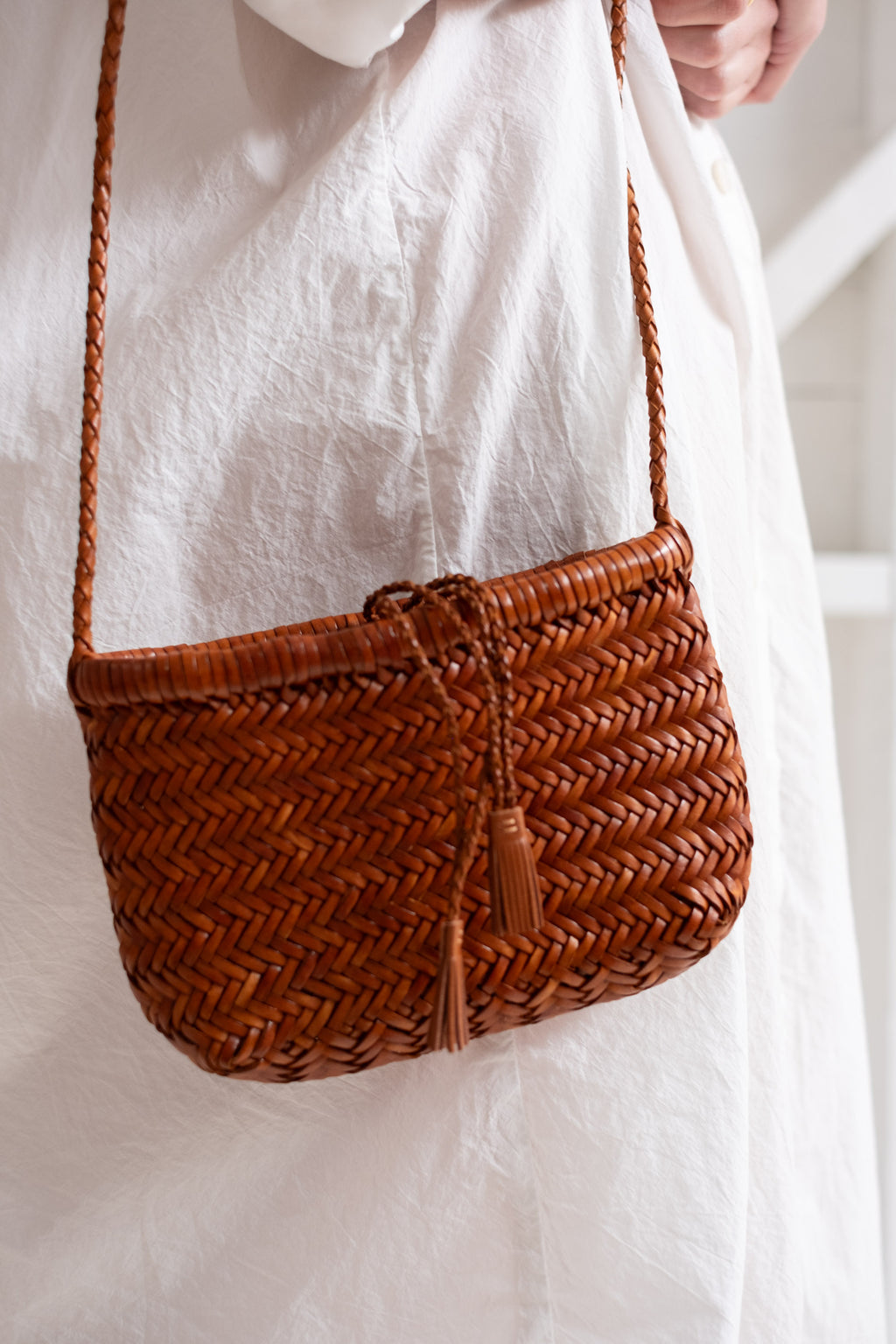 Dragon - Women's Minsu braided zigzag leather bag
