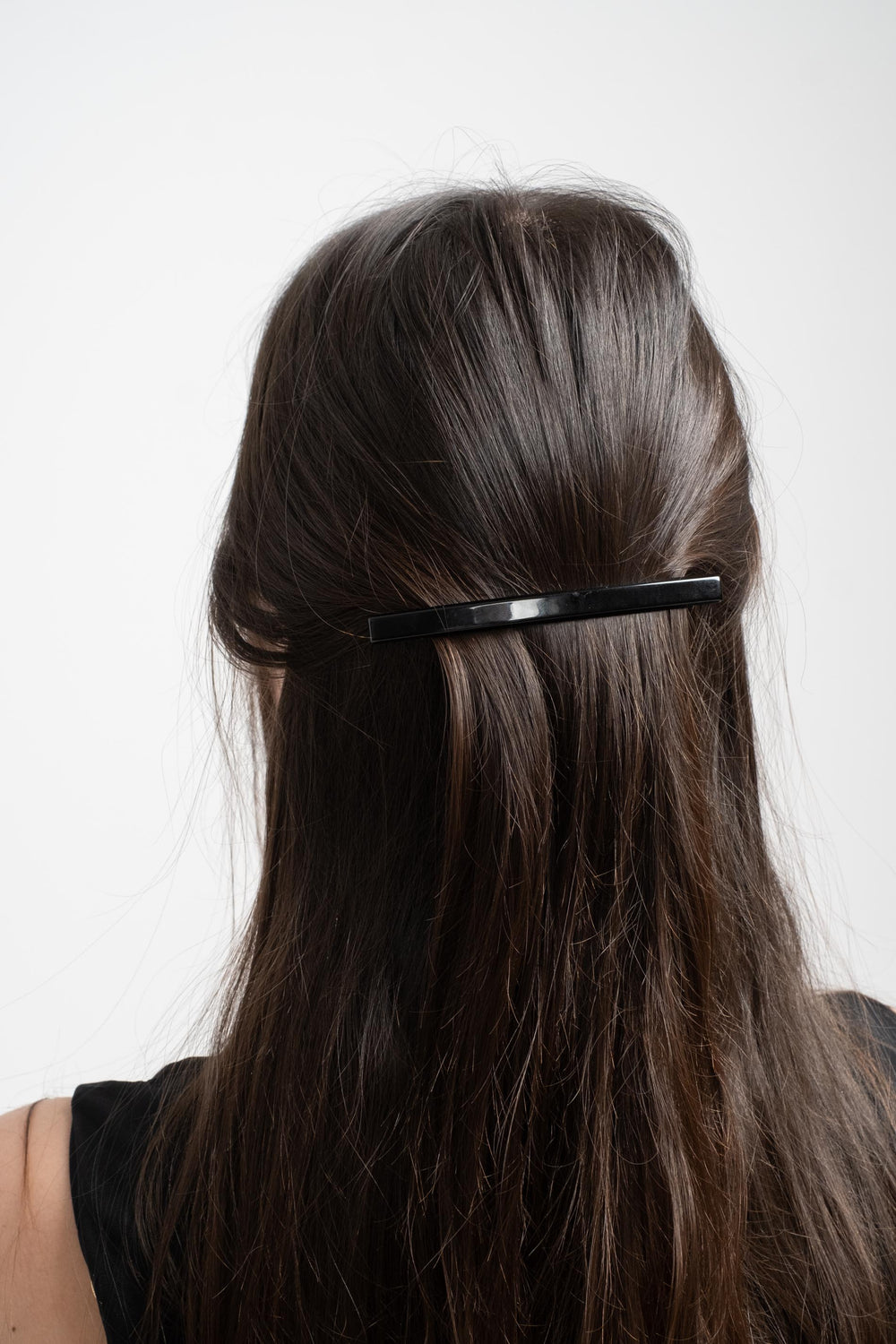 Long + Skinny Barrette in Black