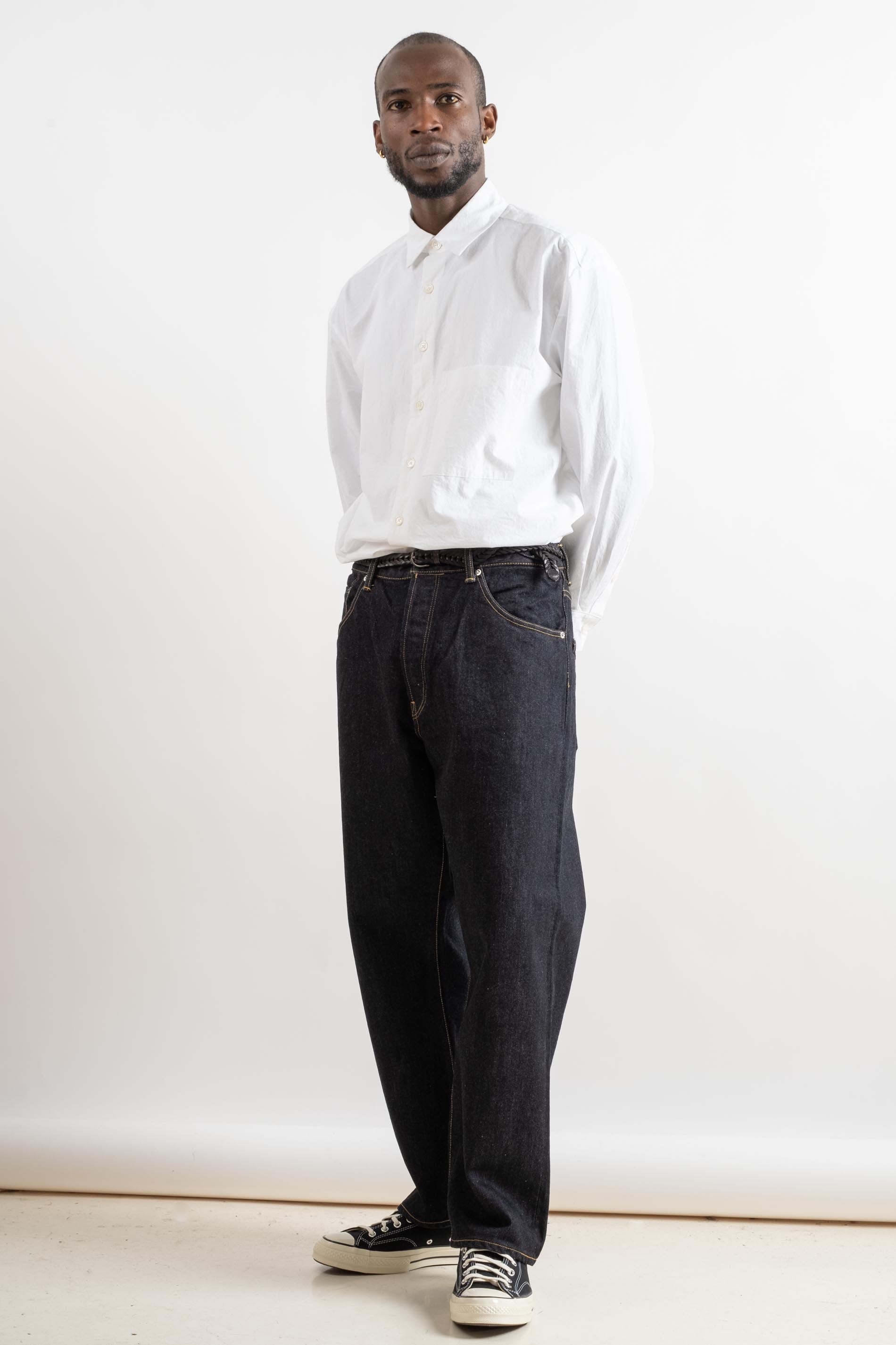 Blue Buddha Men's Mid Black Slim Fit Solid Denim Jeans – F2FMART.com