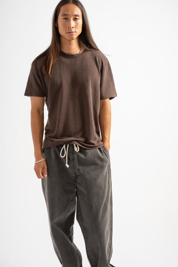 Mana 10 100% Hemp Tee in Coffee Bean