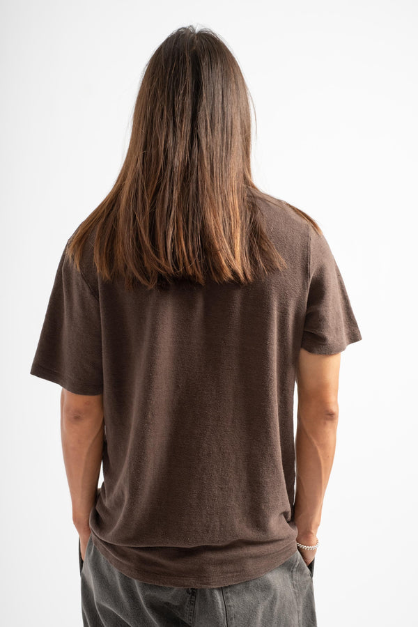 Mana 10 100% Hemp Tee in Coffee Bean