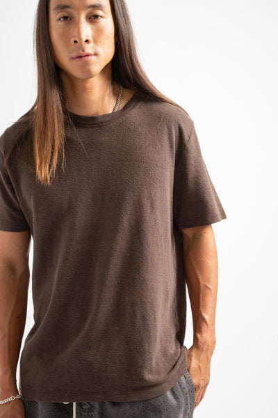 Mana 10 100% Hemp Tee in Coffee Bean
