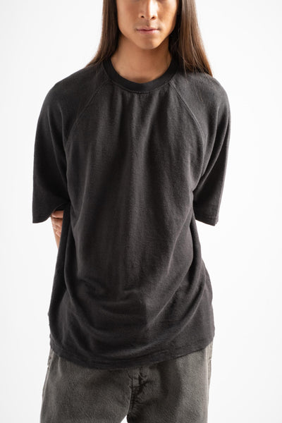 Woodstock Raglan Tee in Black