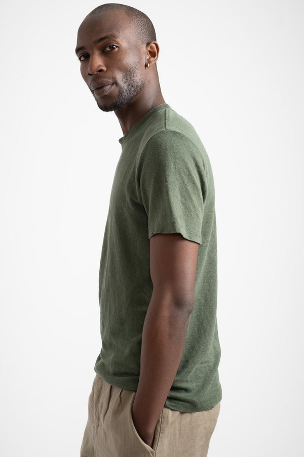 Mana10 100% Hemp Tee in Hunter Green